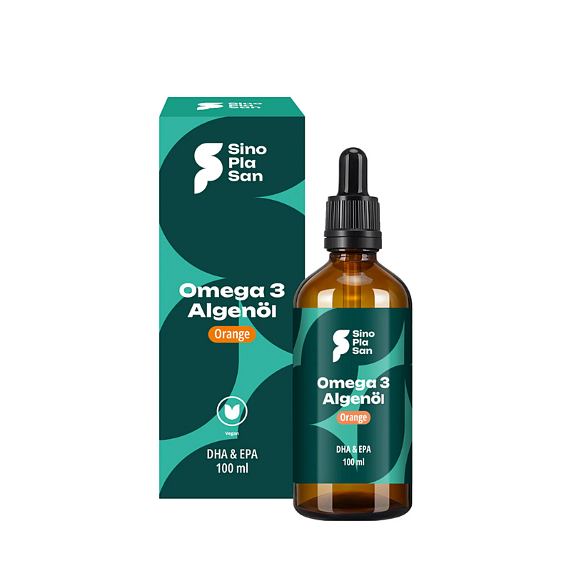 SinoPlaSan Omega 3 algae DHA+EPA olej, 100 ml