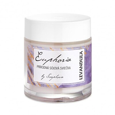 Soaphoria Přírodní sójová svíčka - Levandule, 125 ml