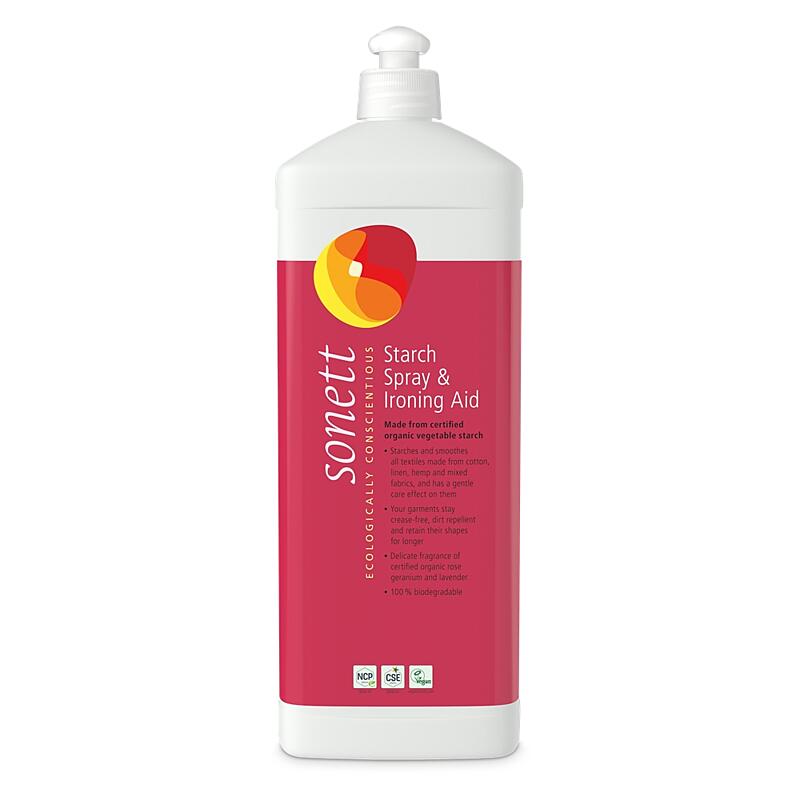 Sonett Ekologický škrob v spreji a pomocník pri žehlení, 1 l