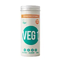 Multivitamin VEG1 s příchutí pomeranč, žvýkací tablety 180 ks