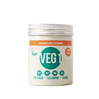 Multivitamin VEG1 s příchutí pomeranč, žvýkací tablety 90 ks