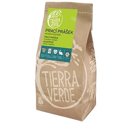 Tierra Verde Prací prášok z mydlových orechov na farebnú bielizeň