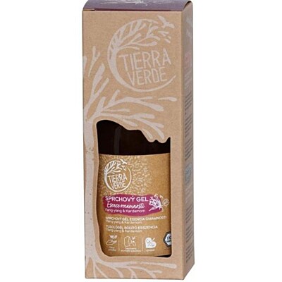 Tierra Verde Přírodní sprchový gel Esence omamnosti - Ylang ylang s kardamomem, 230 ml