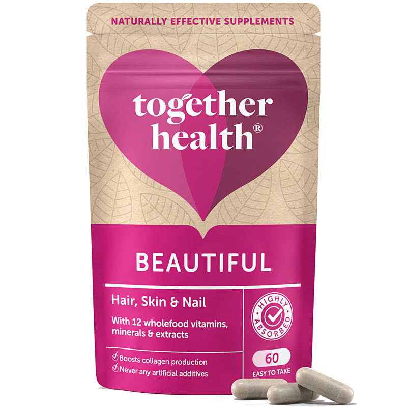 Together Health Beautiful HSN – Bioaktívny komplex pre vlasy, nechty a pleť, 60 kapsúl