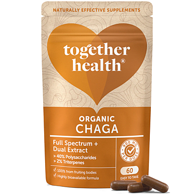 Together Health Organická Čaga – Full Spectrum extrakt, 60 kapslí