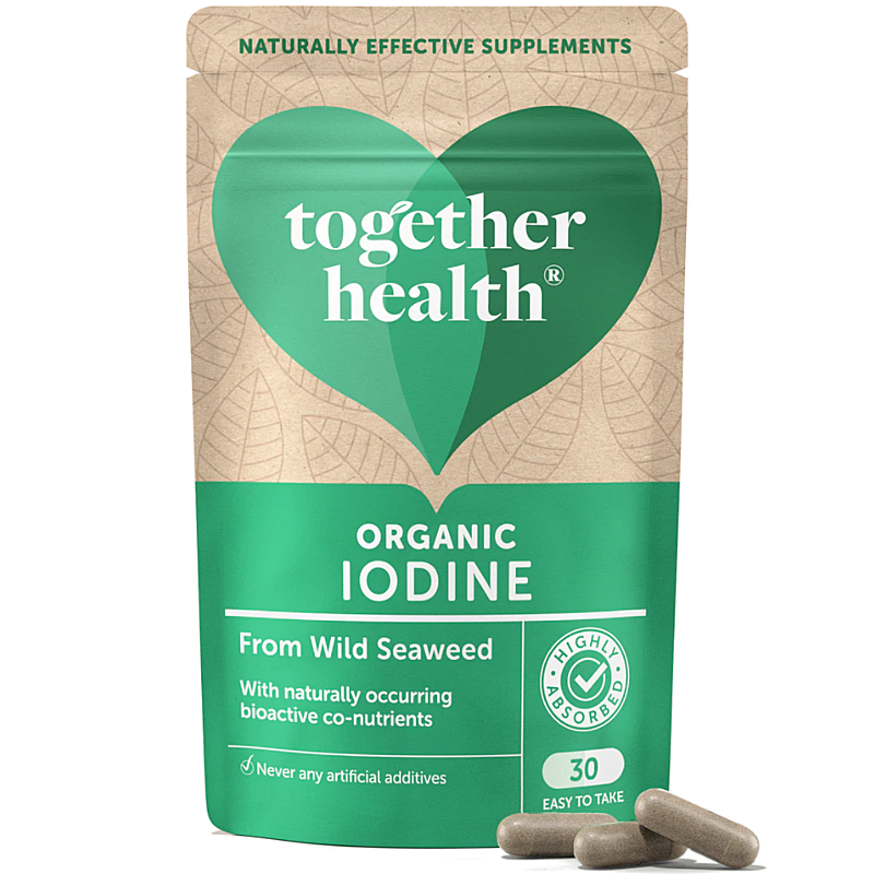 Together Health – Organický jód z morských rias 293 mcg, 30 kapsúl
