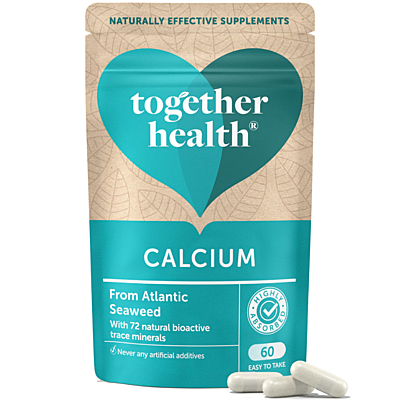Together Health – Vápnik z morských rias 608 mg, 60 kapsúl