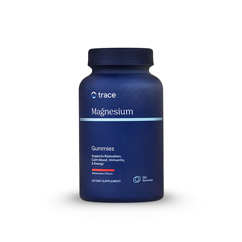 Trace Minerals Magnesium Gummies (Melón), 120 gumových cukríkov