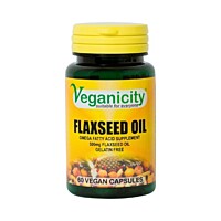 Lněný olej 500 mg - zdroj Omega-3, 6 a 9, 60 kapslí