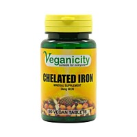 Veganicity Iron - chelát železa 24mg, 90 vegan tablet