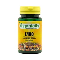 Veganicity E400 - Vitamín E, 30 vegan kapslí