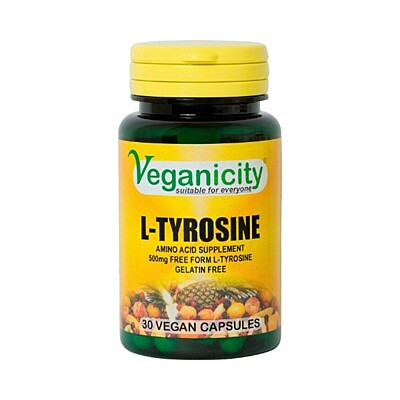 Veganicity L-Tyrosine 500mg, 30 vegan kapsúl