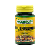 Veganicity Multi probiotic - komplex probiotik, 60 vegan kapslí