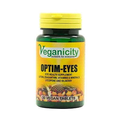 Veganicity Optim-Eyes – Oči a zrak, 30 tabliet