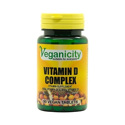 Veganicity Vitamín D komplex (1600iu) 90 vegan tablet