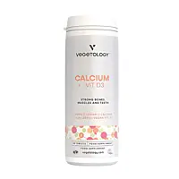 Vegetology Vápnik + Vitamín D3, 60 žuvacích tabliet