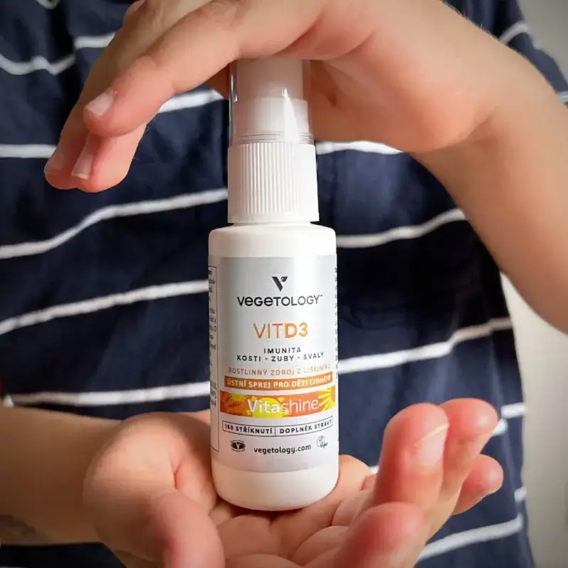 Vegetology Vit D3 Vitashine ve spreji, 1000IU, 20 ml 5