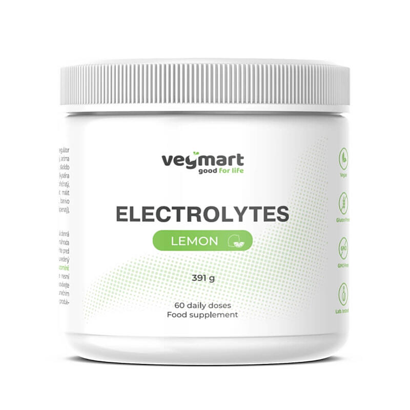 Vegmart Elektrolyty (citrón), 391 g