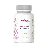 Vegmart Lipozomálny Vitamín B12 (metylkobalamín) 500 µg, 30 kapsúl