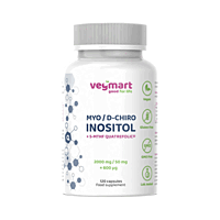 Vegmart Myo / D-chiro inozitol 40:1 + Quatrefolic®, 120 kapsúl