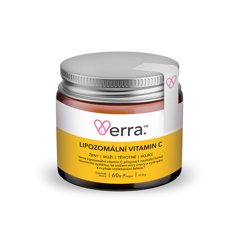 Verra Lipozomálny Vitamín C 1000 mg, 60 kapslí