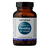 Viridian Fertility for women - vitamíny na podporu plodnosti pre ženy, 60 kapsúl