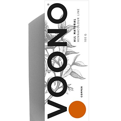 Voono Prírodná farba na vlasy - Henna Copper, 100 g