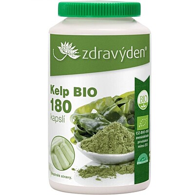 Zdravý den Kelp BIO, 180 kapslí