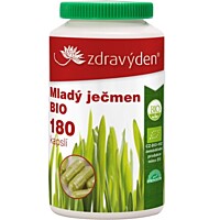 Zdravý den Mladý ječmen BIO, 180 kapslí