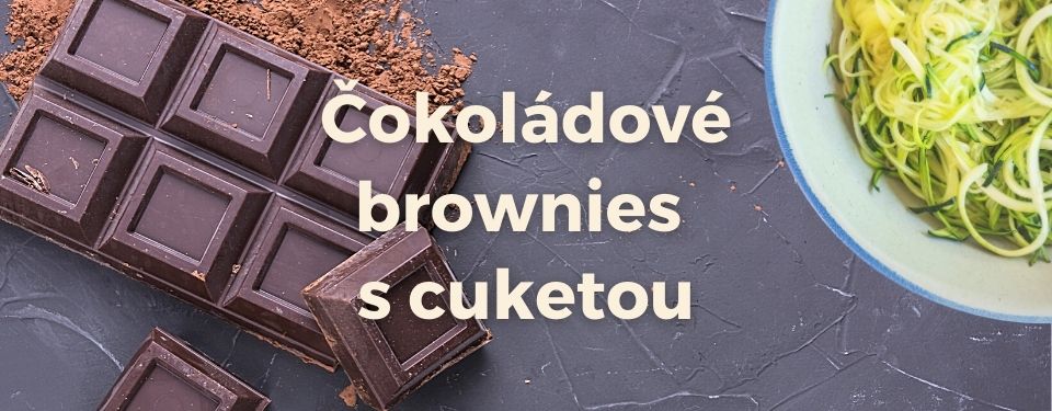 Čokoládové brownies - zdravý cuketový koláč (vegan, bez lepku)